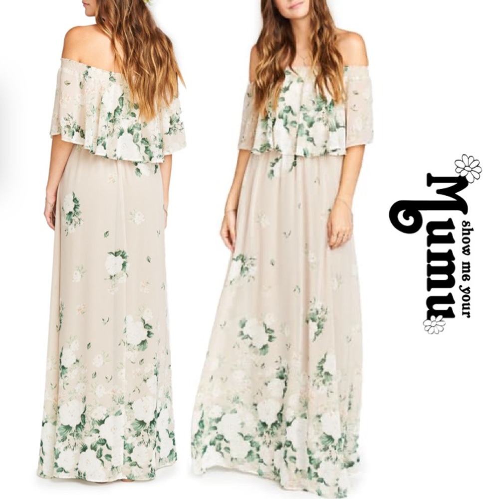 NWT SHOW ME YOUR MUMU Hacienda Maxi Dress - Picture 4 of 6